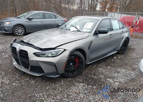 2022 BMW M3 Competition xDrive z USA, uszkodzony, nr VIN WBS43AY03NFL80967
